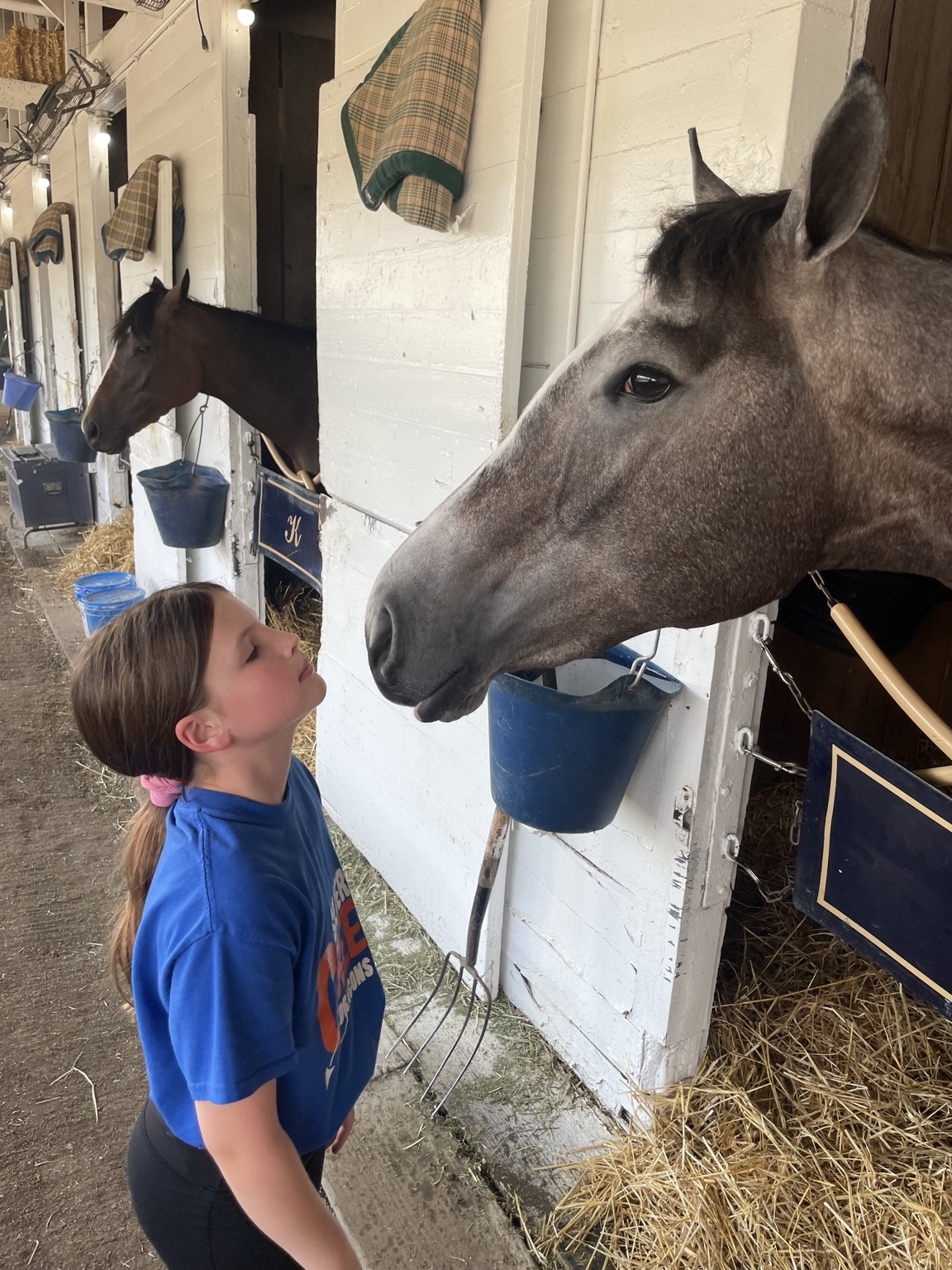 A young family member growing up with Hope Continually at Churchill Downs